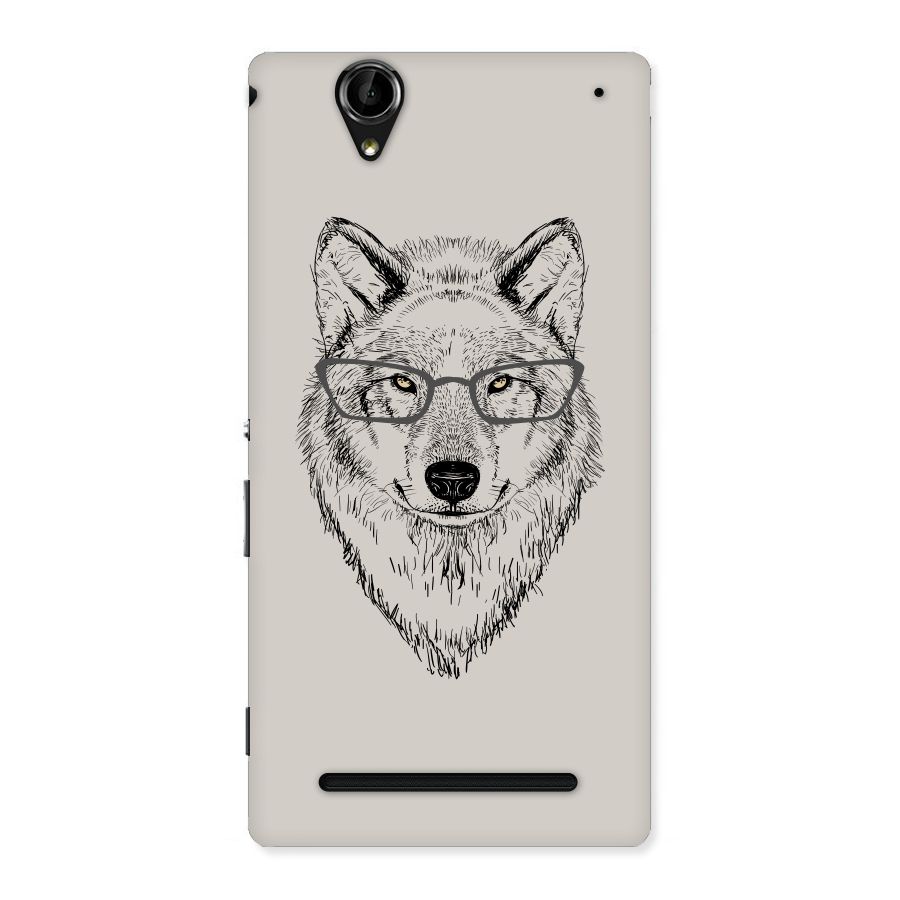 Nerdy Wolf Back Case for Sony Xperia T2