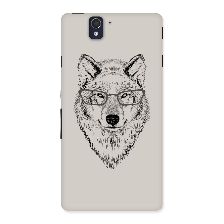 Nerdy Wolf Back Case for Sony Xperia Z
