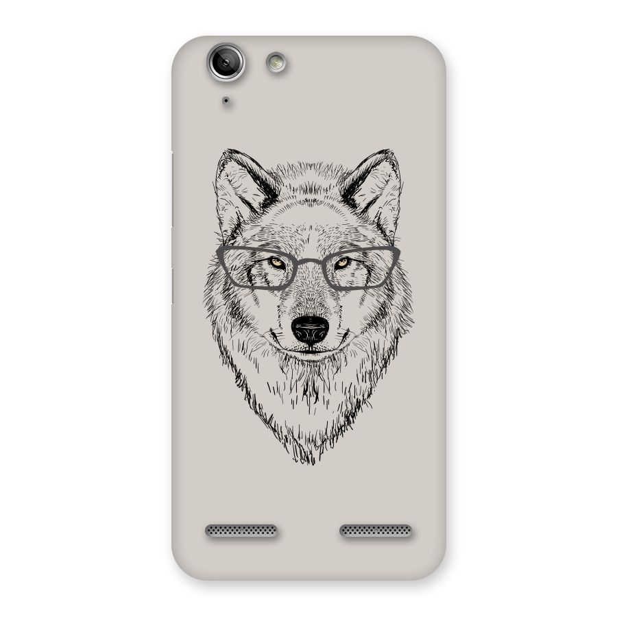 Nerdy Wolf Back Case for Vibe K5