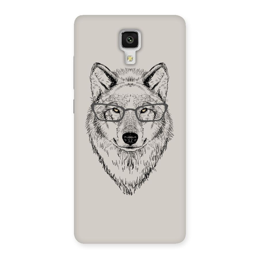 Nerdy Wolf Back Case for Xiaomi Mi 4