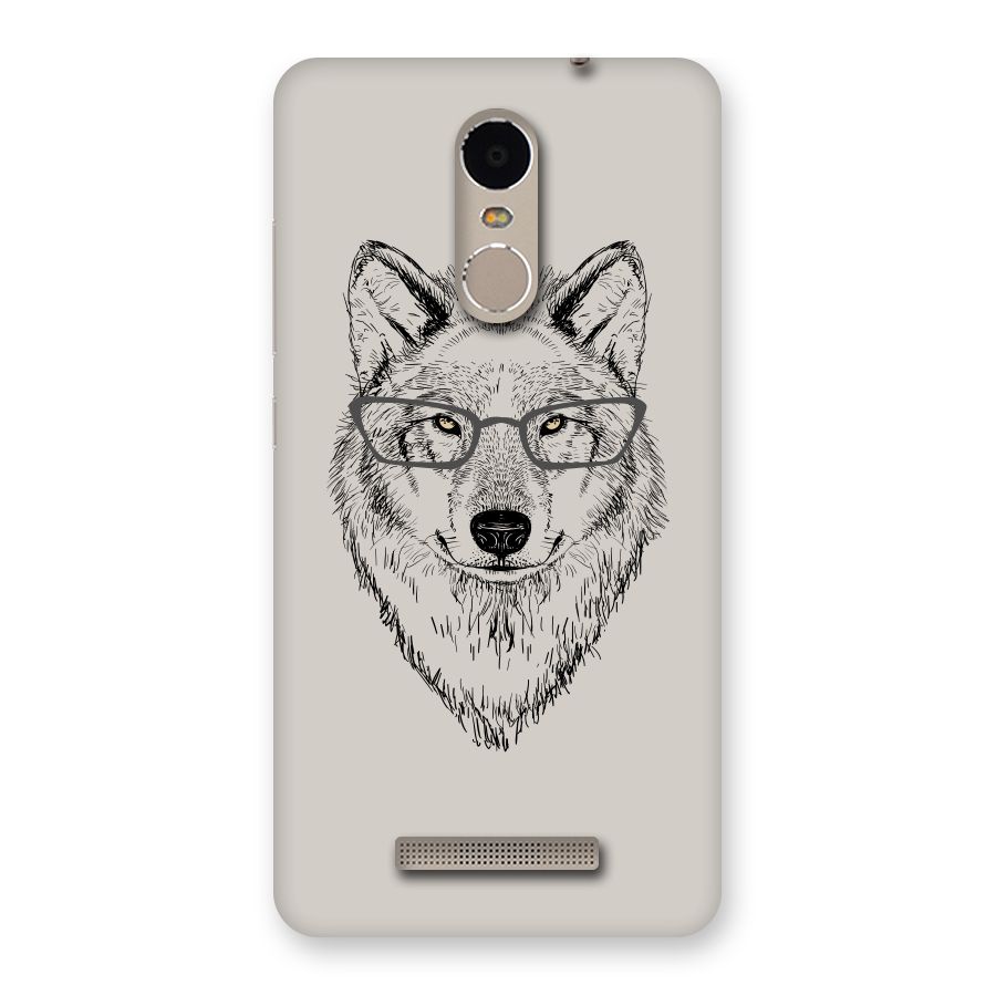 Nerdy Wolf Back Case for Xiaomi Redmi Note 3