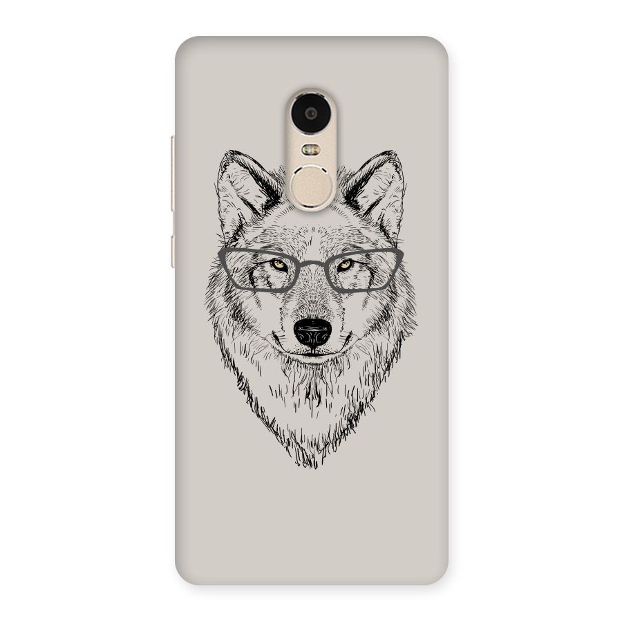 Nerdy Wolf Back Case for Xiaomi Redmi Note 4