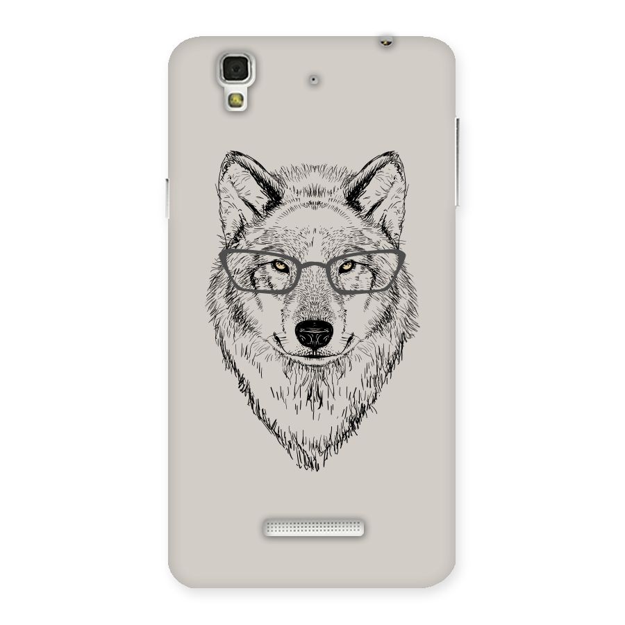 Nerdy Wolf Back Case for YU Yureka Plus