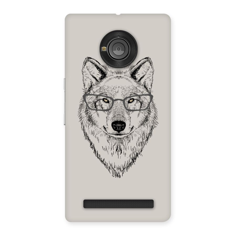 Nerdy Wolf Back Case for Yu Yunique