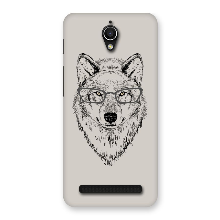 Nerdy Wolf Back Case for Zenfone Go