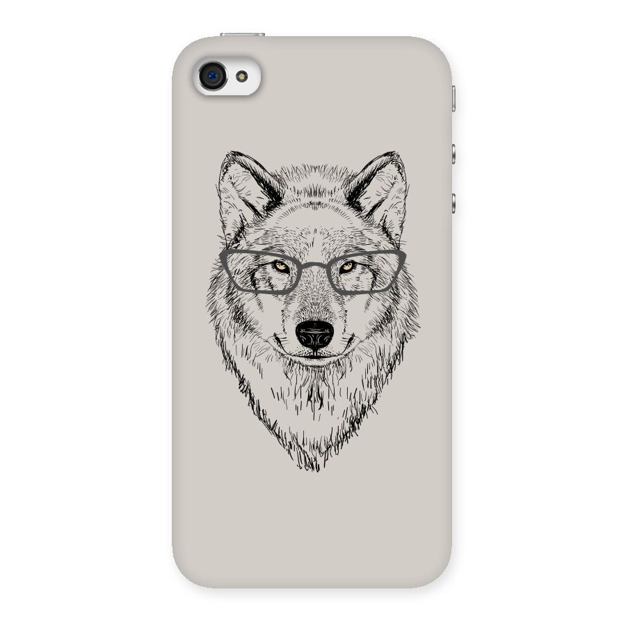 Nerdy Wolf Back Case for iPhone 4 4s