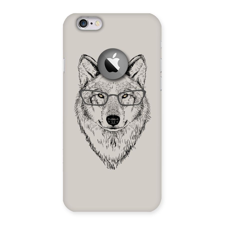 Nerdy Wolf Back Case for iPhone 6 Logo Cut