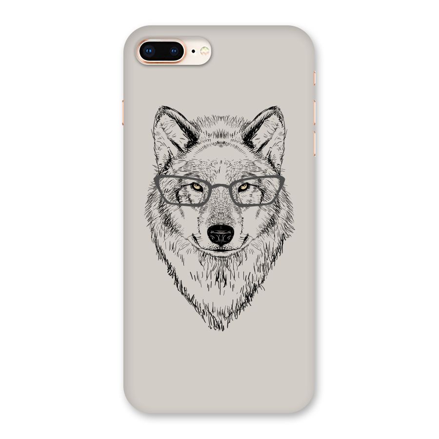 Nerdy Wolf Back Case for iPhone 8 Plus