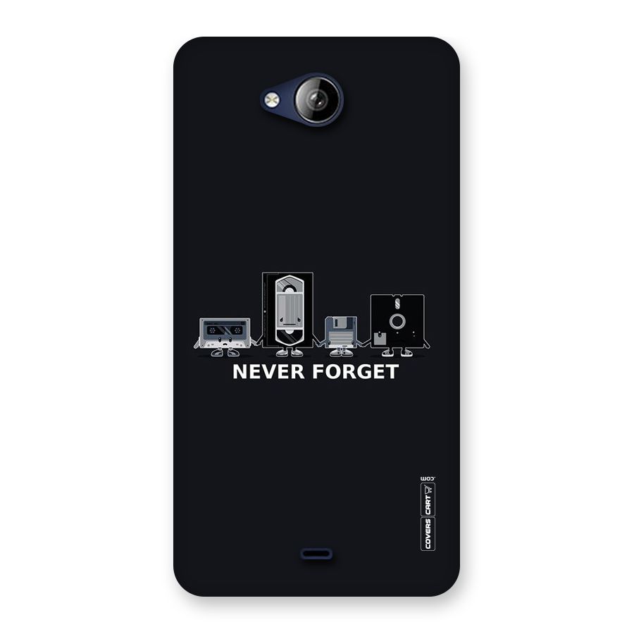 Never Forget Back Case for Canvas Play Q355