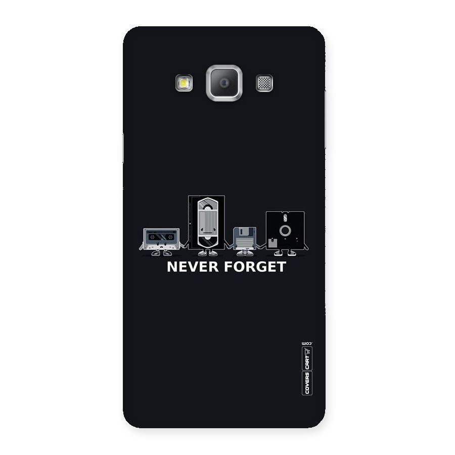Never Forget Back Case for Galaxy A7