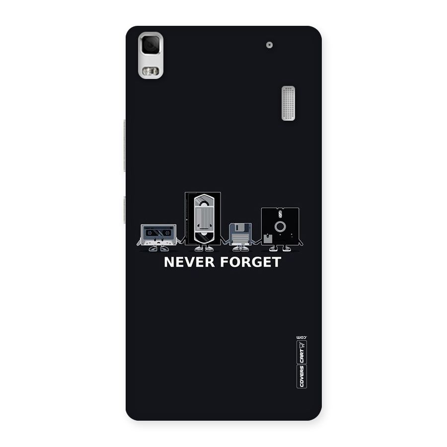 Never Forget Back Case for Lenovo K3 Note