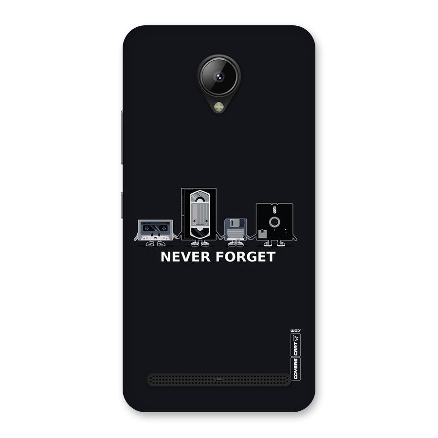 Never Forget Back Case for Lenovo C2