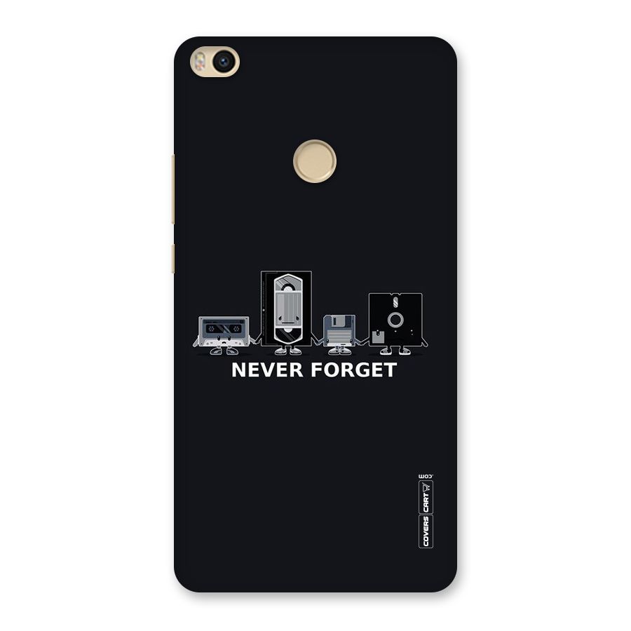 Never Forget Back Case for Mi Max 2