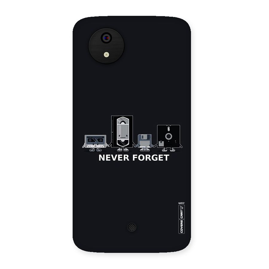 Never Forget Back Case for Micromax Canvas A1