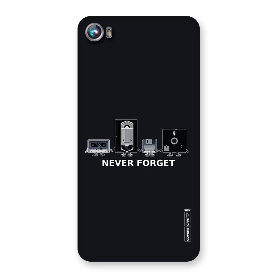 Never Forget Back Case for Micromax Canvas Fire 4 A107