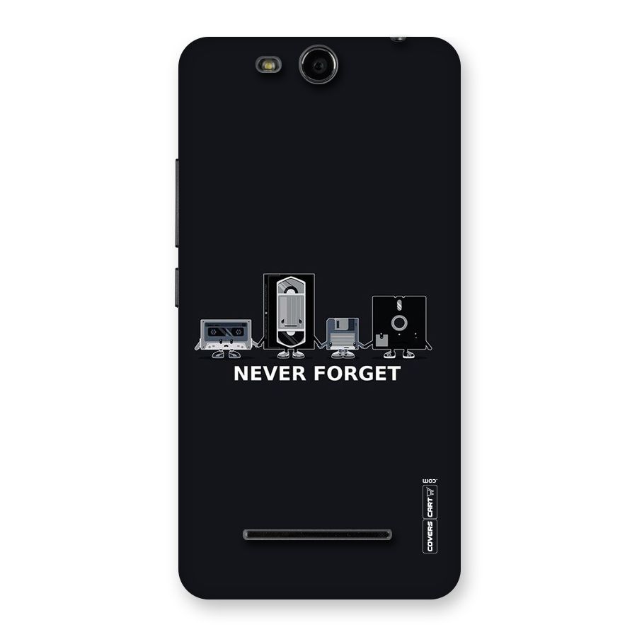 Never Forget Back Case for Micromax Canvas Juice 3 Q392