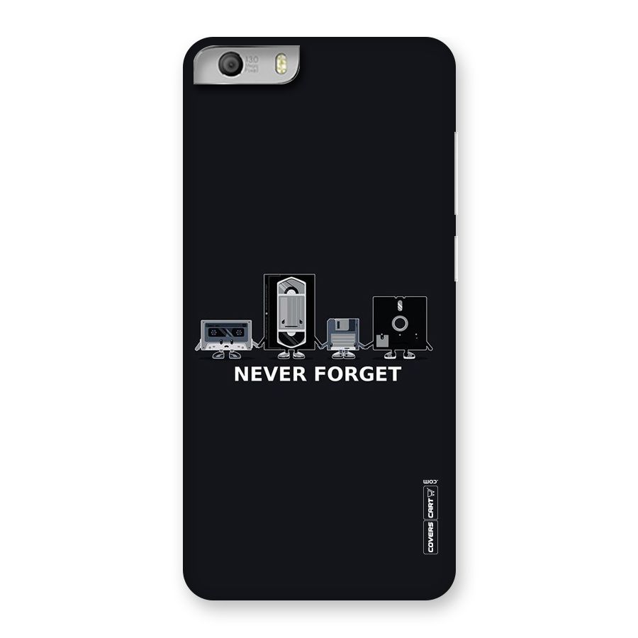 Never Forget Back Case for Micromax Canvas Knight 2