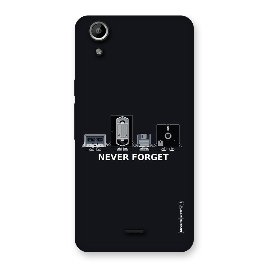 Never Forget Back Case for Micromax Canvas Selfie Lens Q345