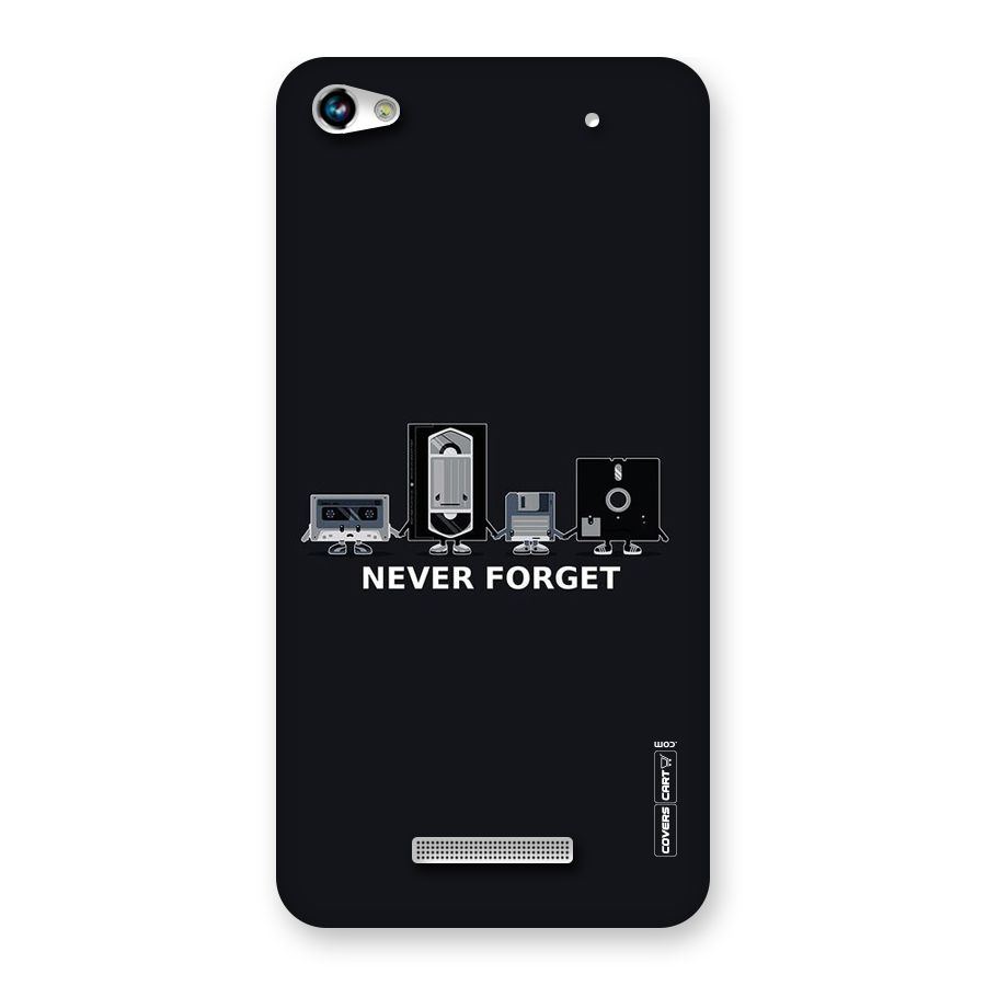 Never Forget Back Case for Micromax Hue 2
