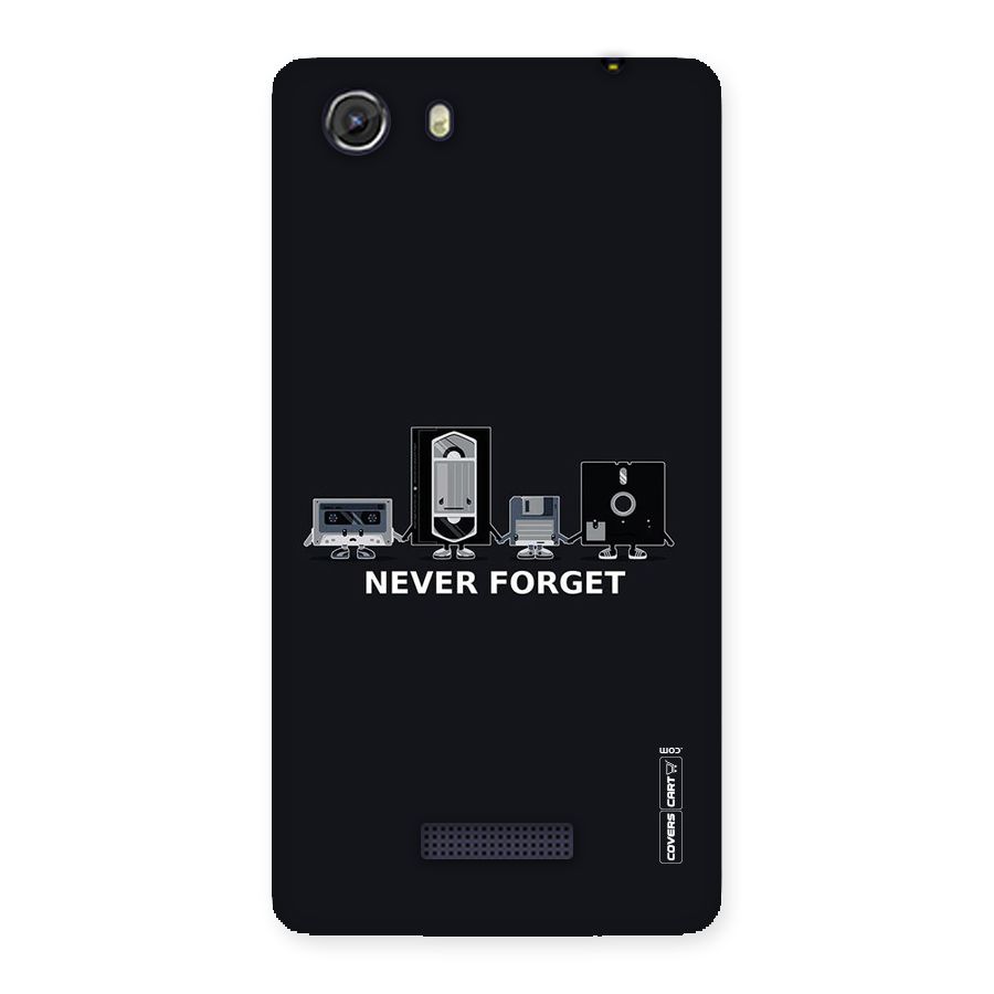 Never Forget Back Case for Micromax Unite 3