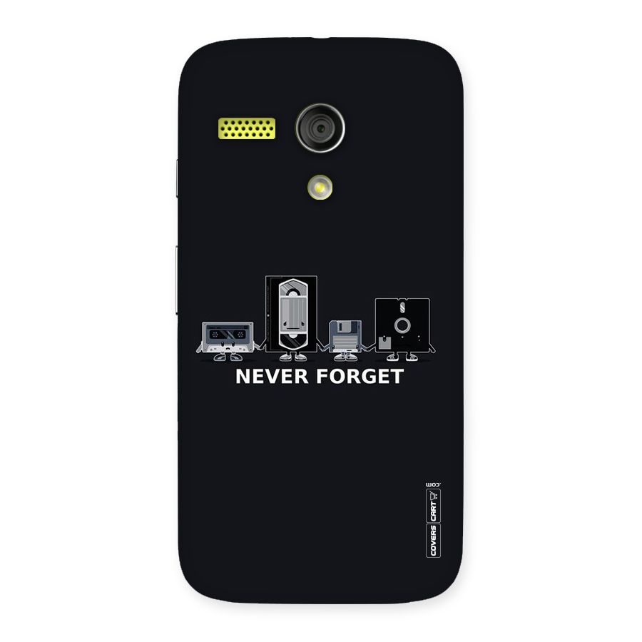 Never Forget Back Case for Moto G