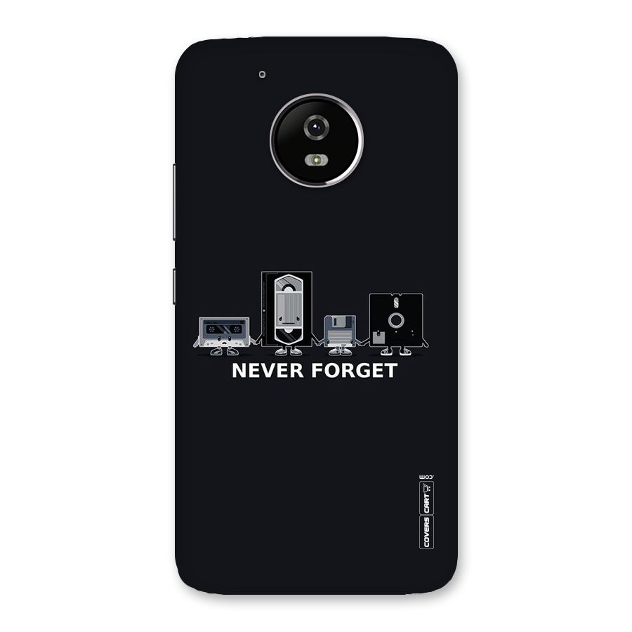 Never Forget Back Case for Moto G5