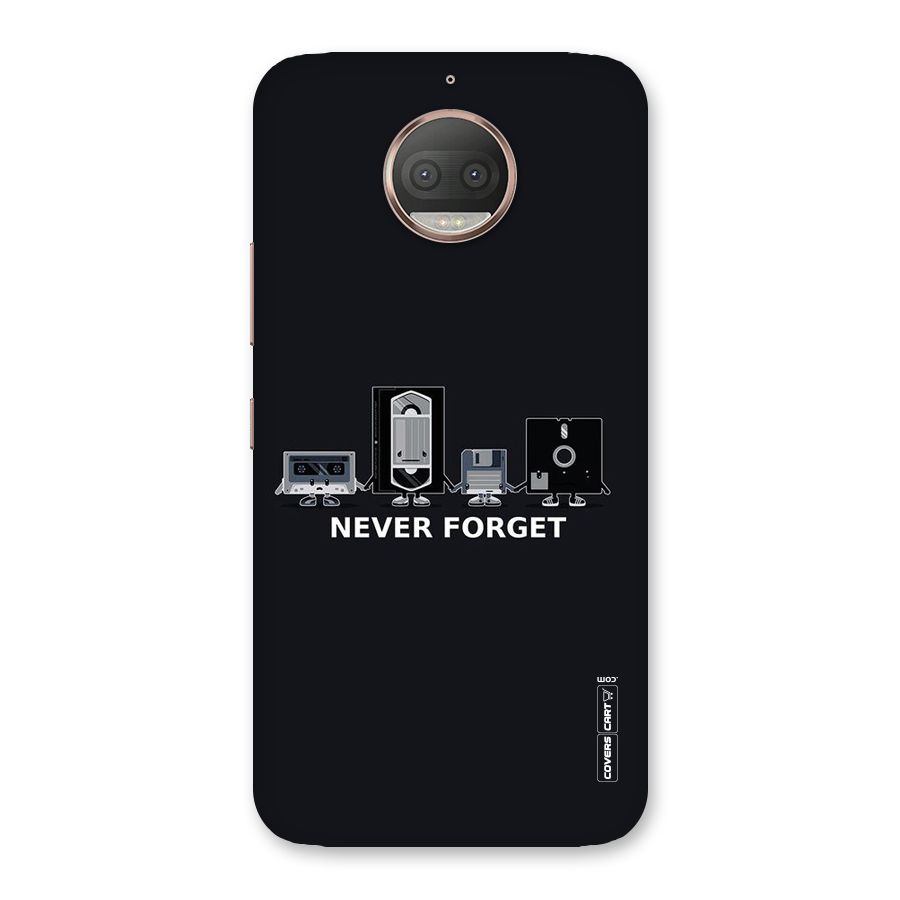 Never Forget Back Case for Moto G5s Plus