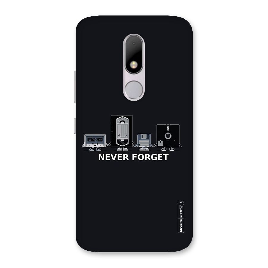 Never Forget Back Case for Moto M