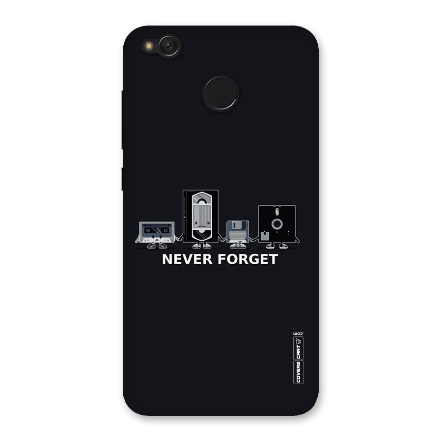 Never Forget Back Case for Redmi 4
