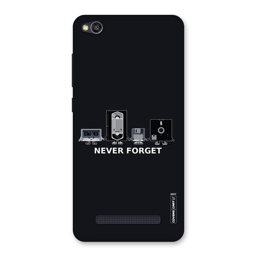 Never Forget Back Case for Redmi 4A