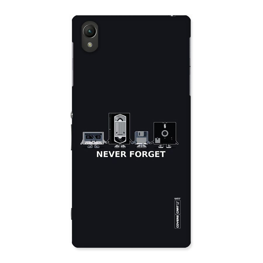 Never Forget Back Case for Sony Xperia Z1