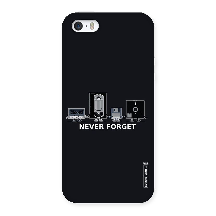 Never Forget Back Case for iPhone SE