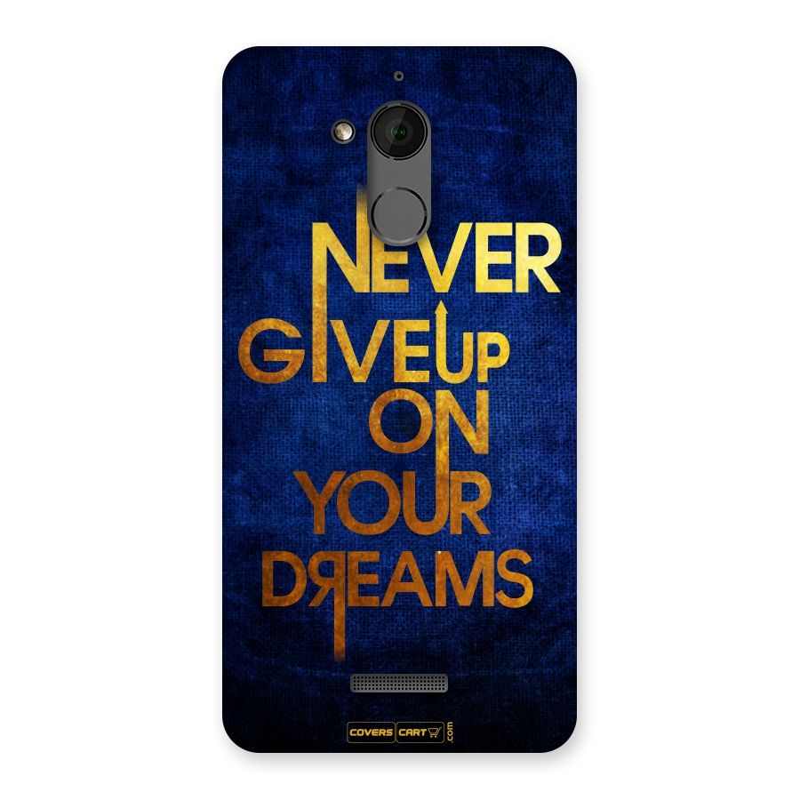 Never Give Up Back Case for Coolpad Note 5