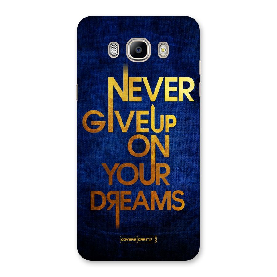 Never Give Up Back Case for Galaxy On8