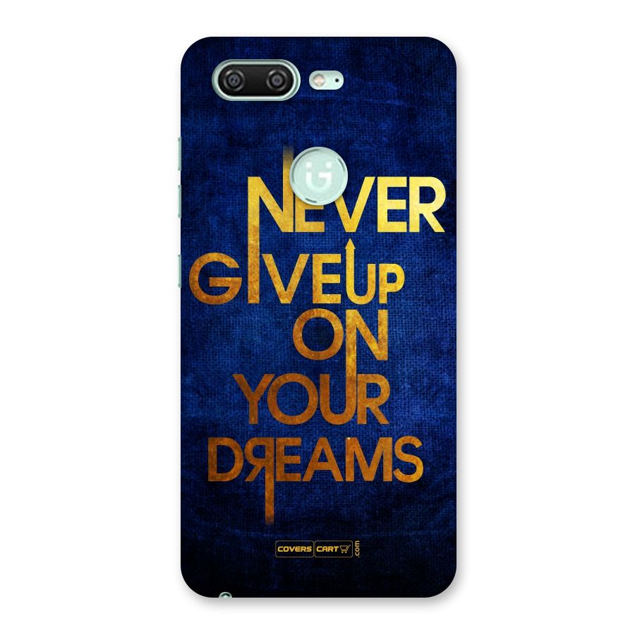 Never Give Up Back Case for Gionee S10