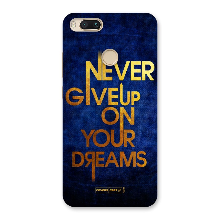 Never Give Up Back Case for Mi A1