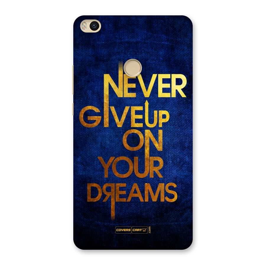 Never Give Up Back Case for Mi Max 2
