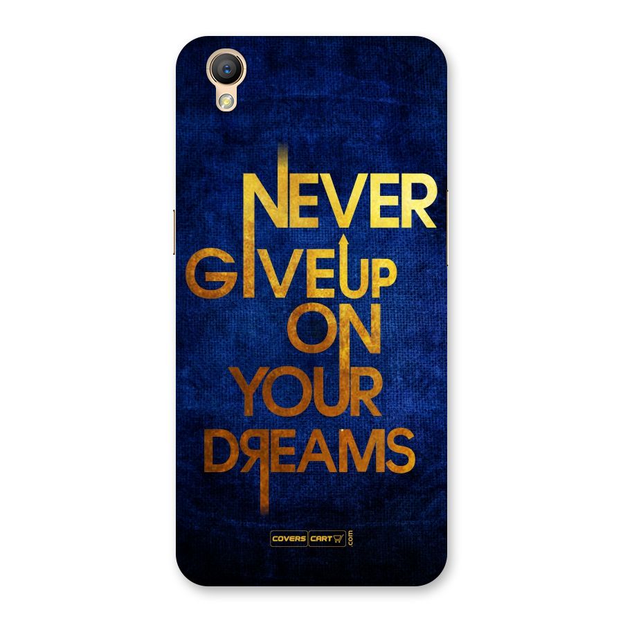 Never Give Up Back Case for Oppo A37