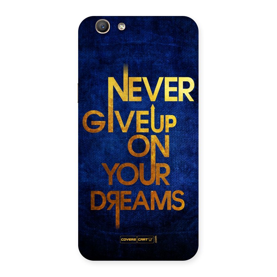 Never Give Up Back Case for Oppo F1s
