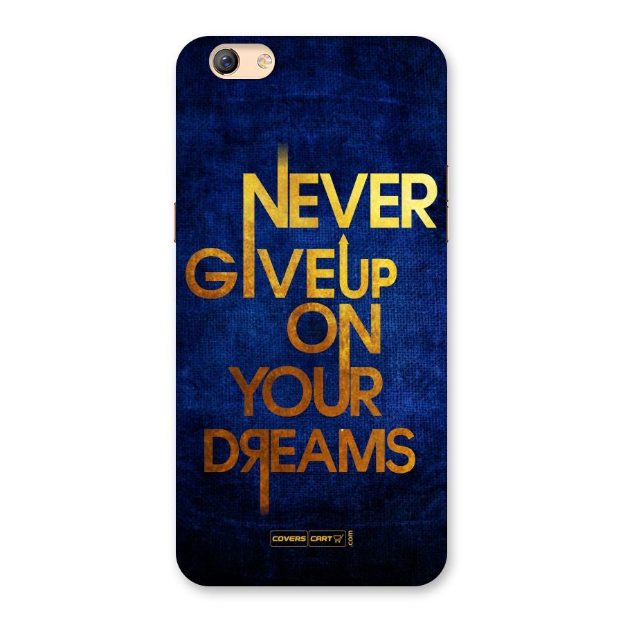 Never Give Up Back Case for Oppo F3 Plus