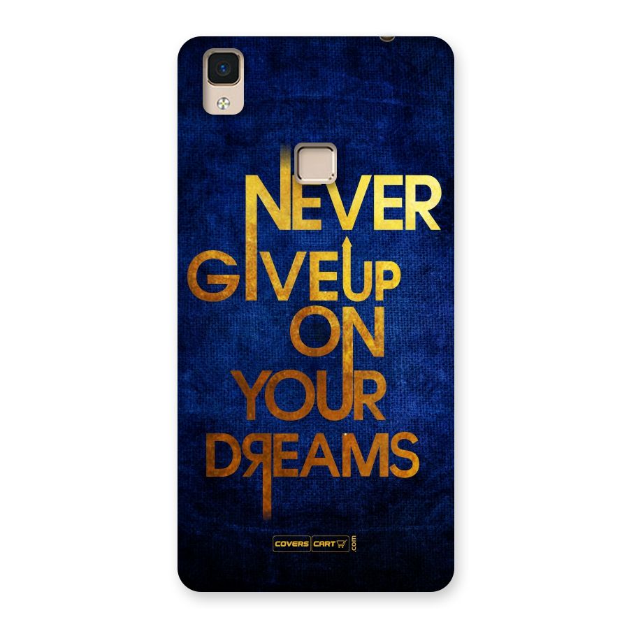 Never Give Up Back Case for V3 Max
