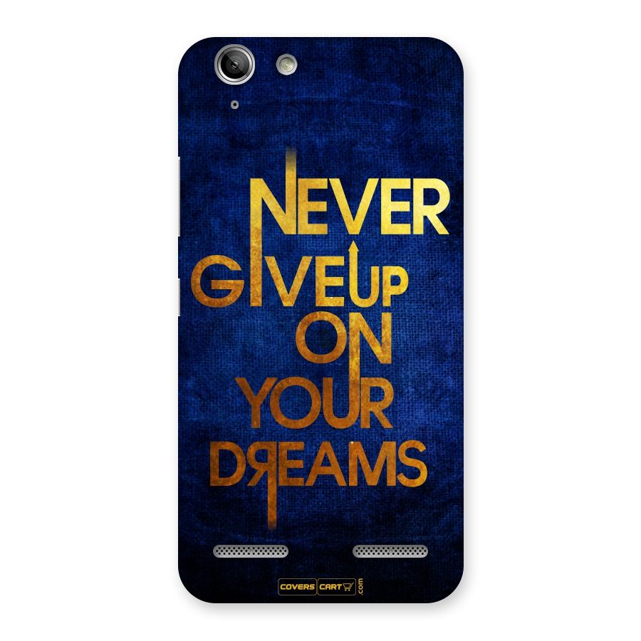 Never Give Up Back Case for Vibe K5 Plus