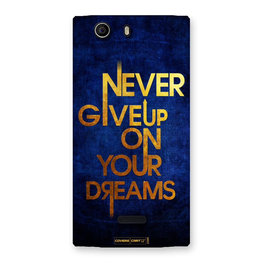 Never Give Up Back Case for Canvas Nitro 2 E311