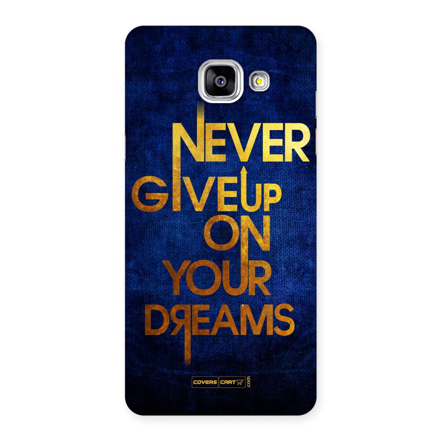 Never Give Up Back Case for Galaxy A5 2016