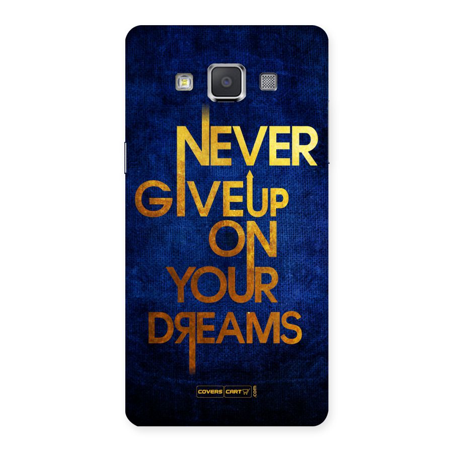 Never Give Up Back Case for Galaxy Grand 3