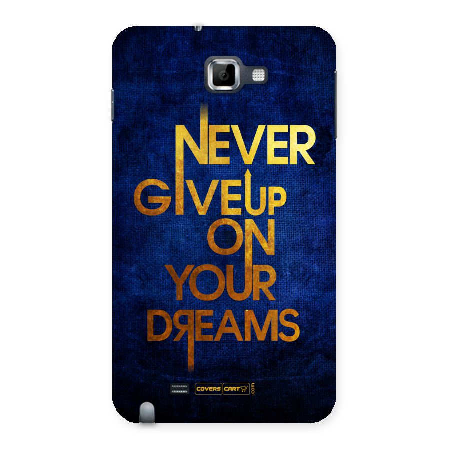 Never Give Up Back Case for Galaxy Note
