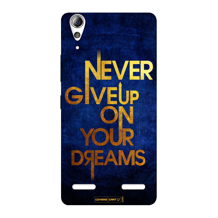 Never Give Up Back Case for Lenovo A6000