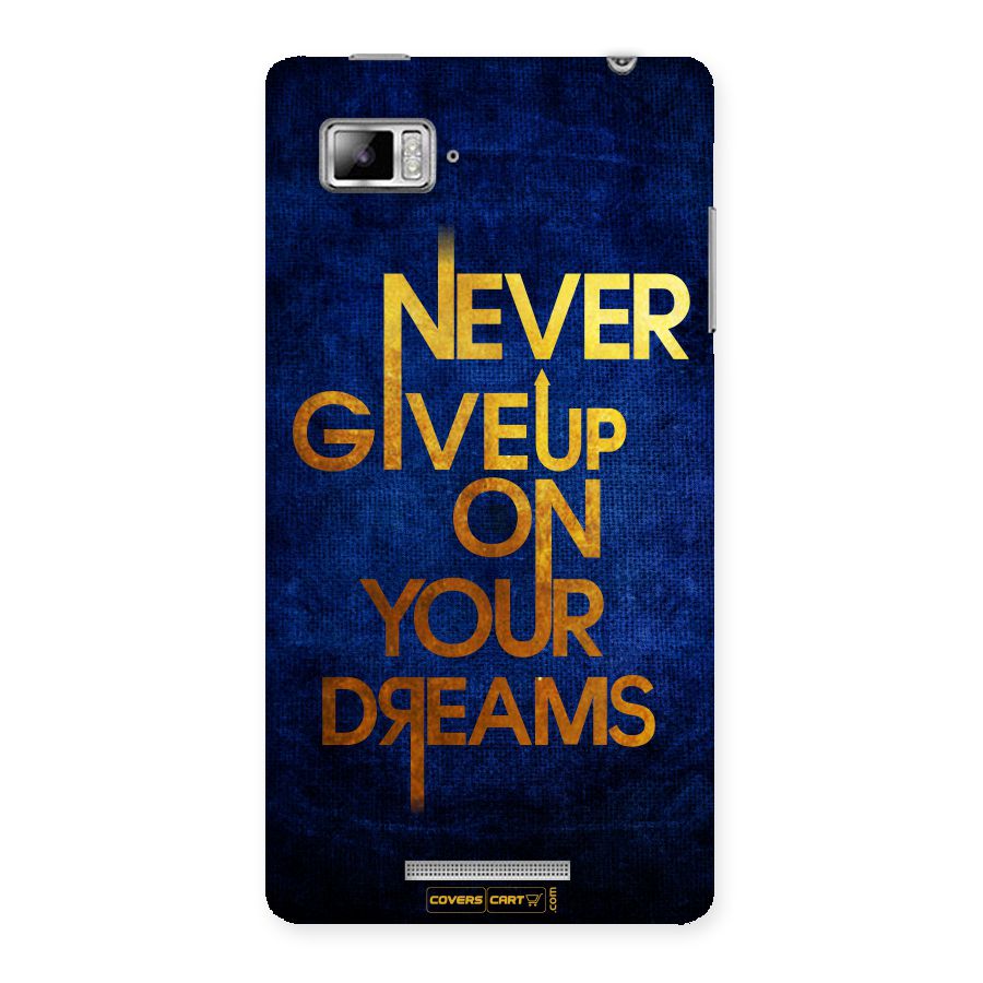 Never Give Up Back Case for Lenovo Vibe Z K910