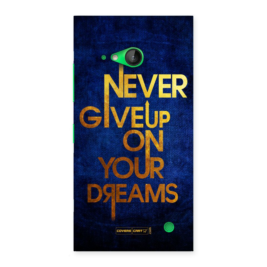 Never Give Up Back Case for Lumia 730