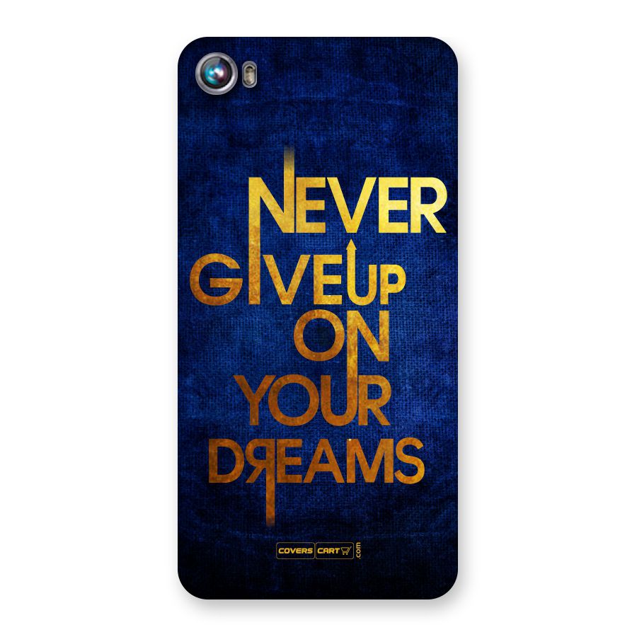 Never Give Up Back Case for Micromax Canvas Fire 4 A107